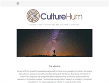 Tablet Screenshot of culturehum.org